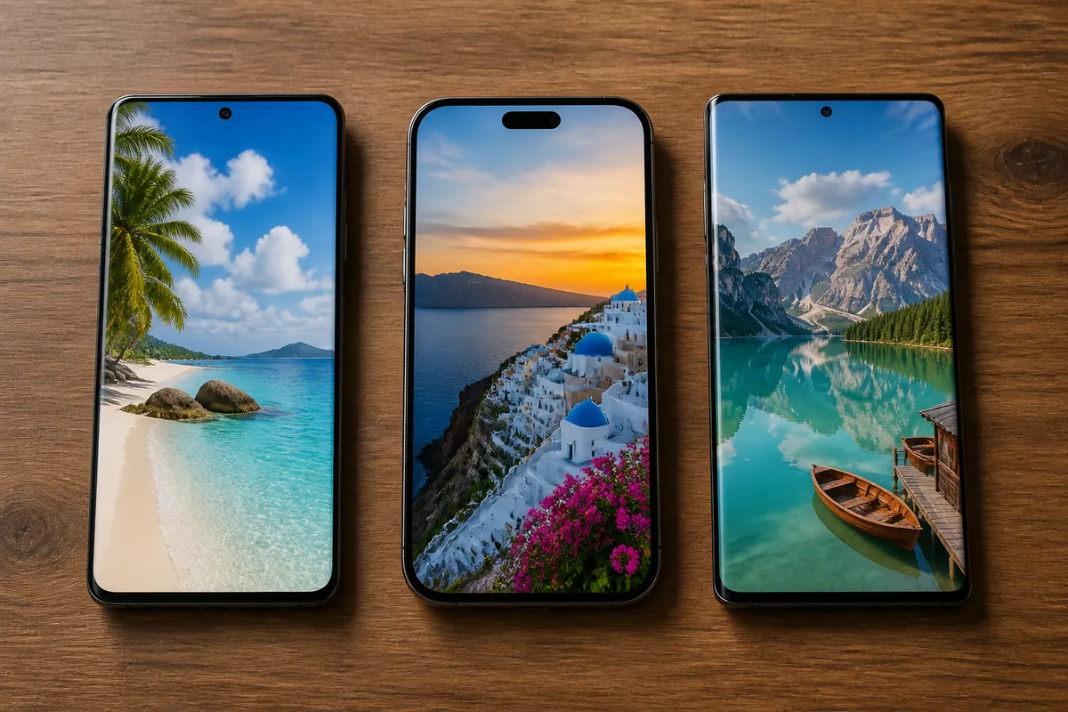 comparație smartphone-uri flagship cameră foto vacanță