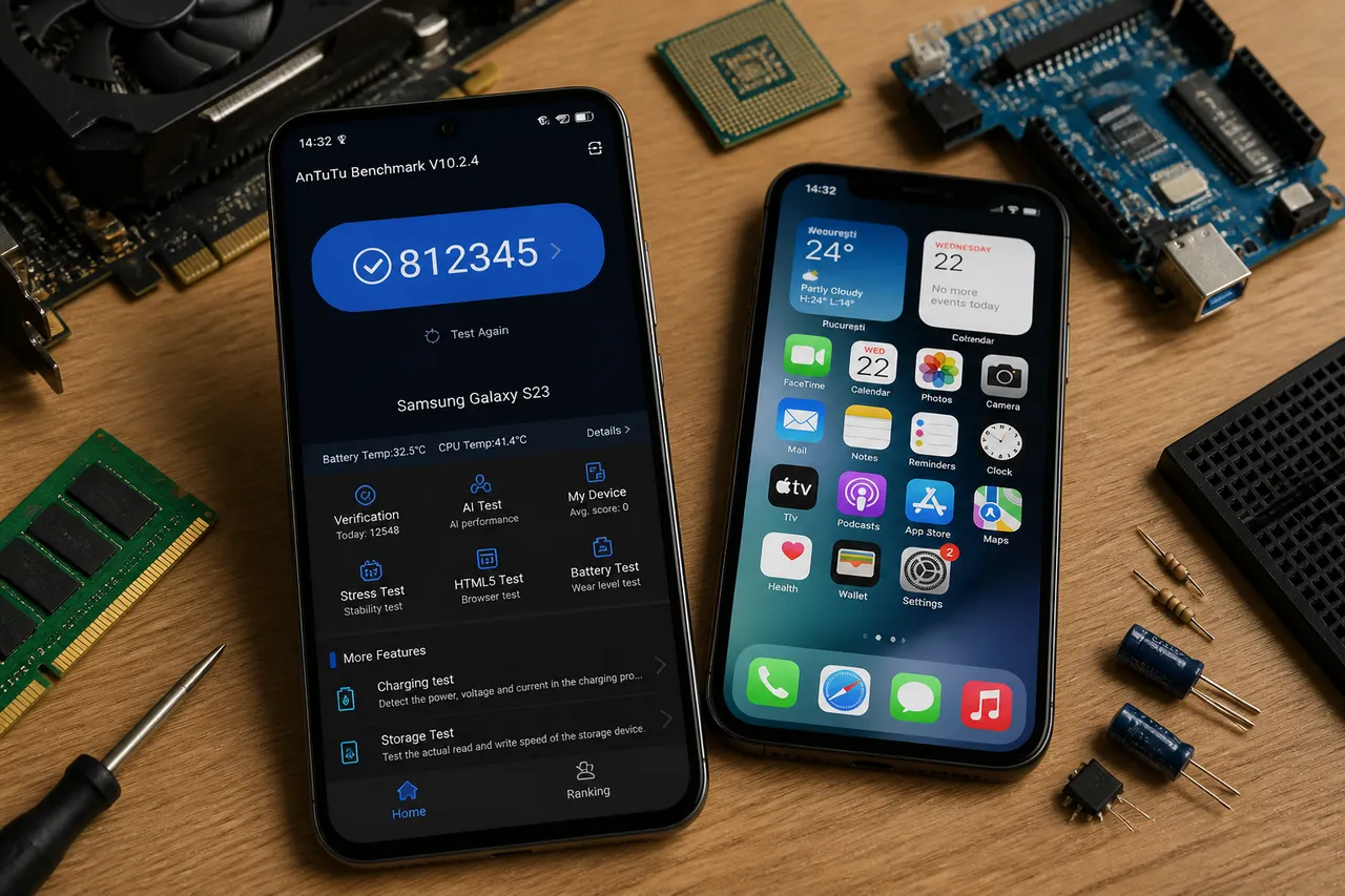 test AnTuTu smartphone și performanță mobilă