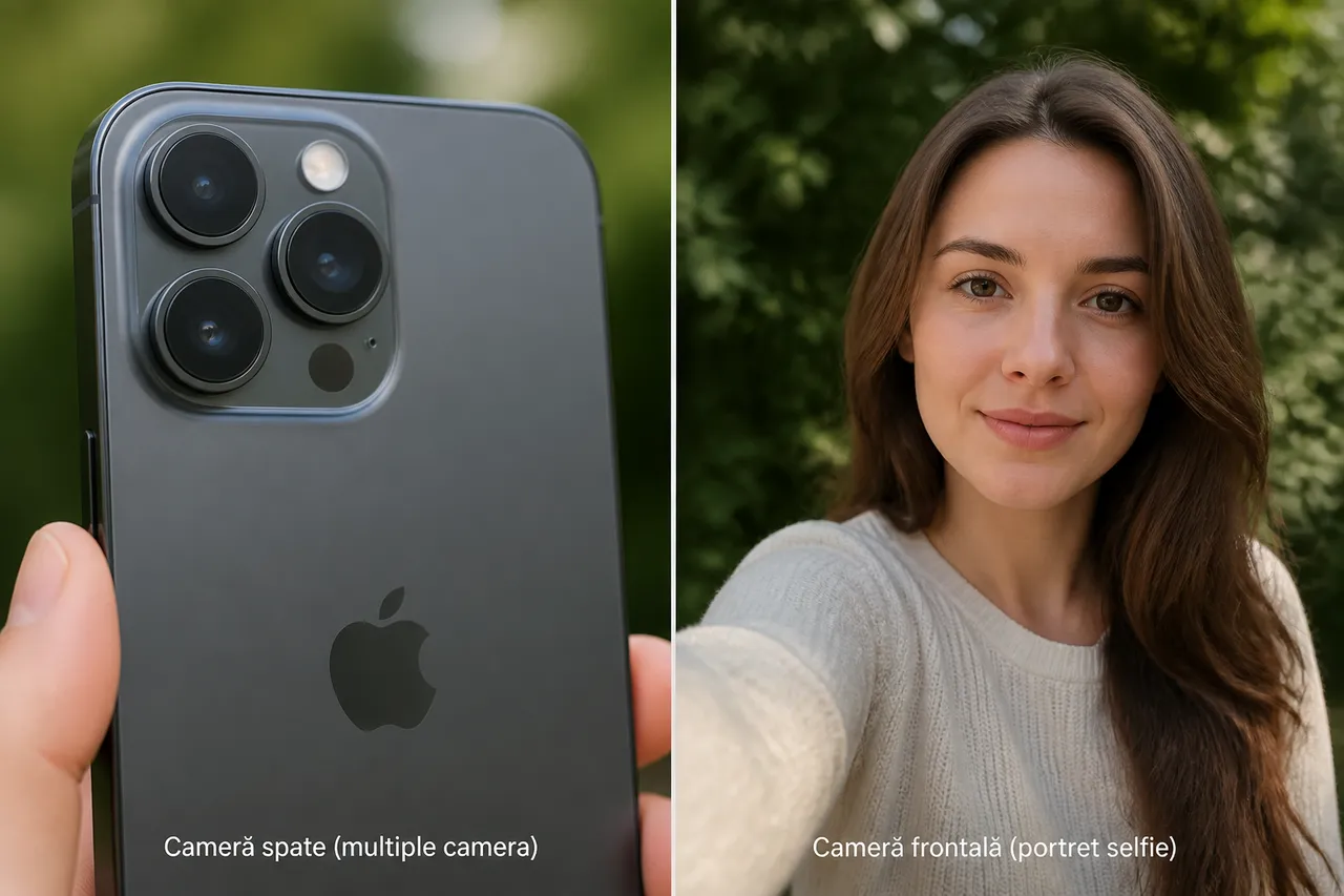 diferența dintre camera principală și camera selfie a unui telefon