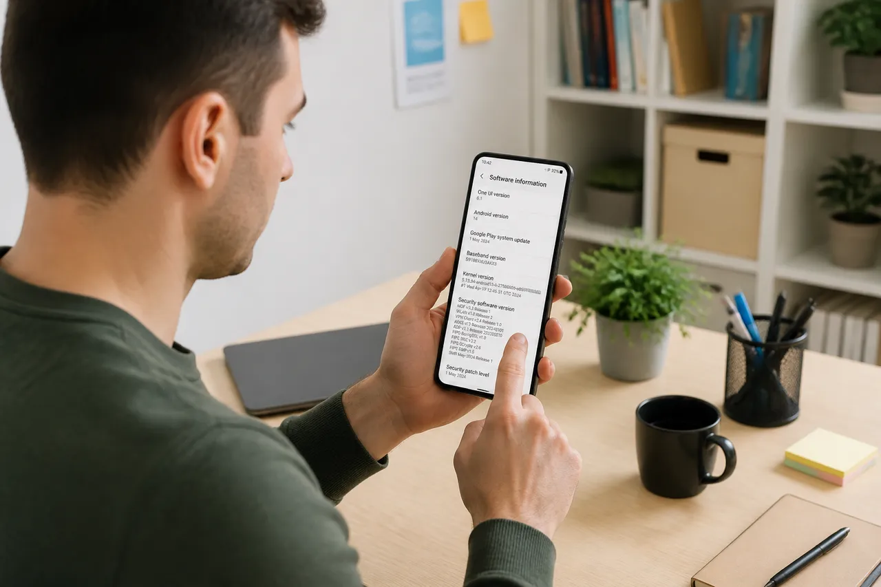 verificare actualizări securitate smartphone