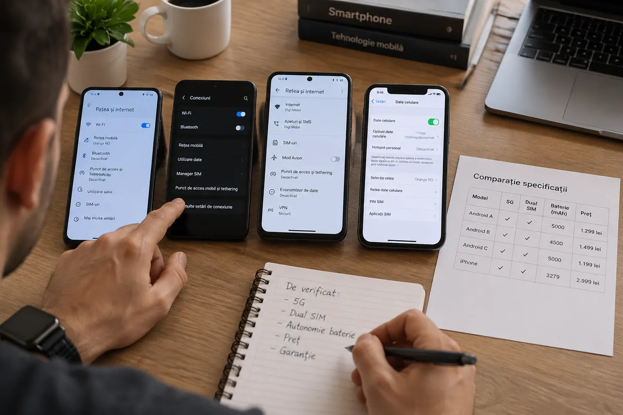 alegere telefon compatibil 5G